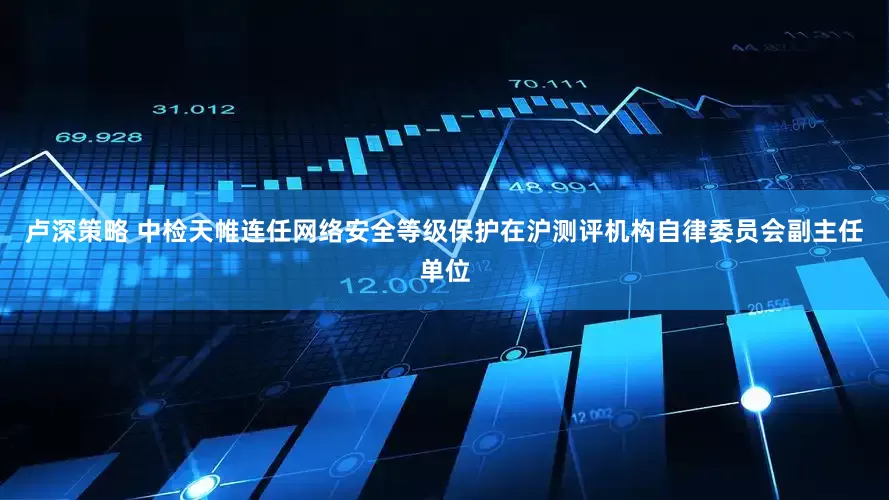 卢深策略 中检天帷连任网络安全等级保护在沪测评机构自律委员会副主任单位