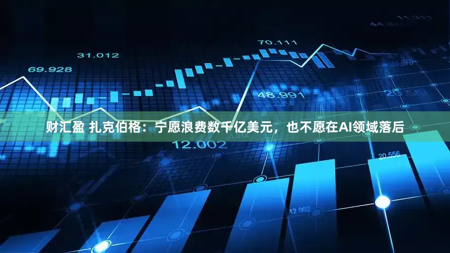 财汇盈 扎克伯格：宁愿浪费数千亿美元，也不愿在AI领域落后
